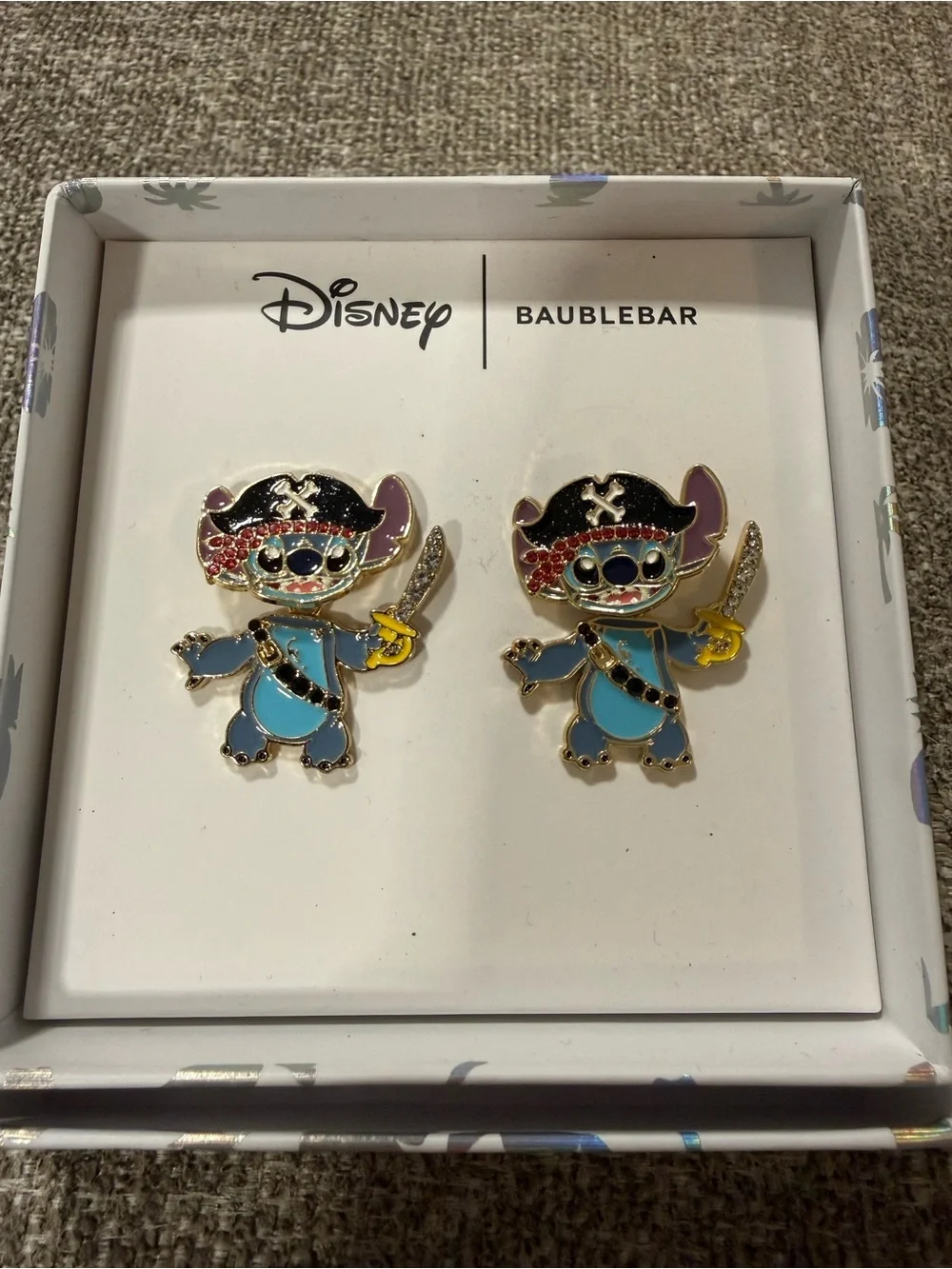 BaubleBar Disney Stitch Pirate Earrings